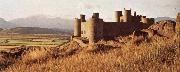 unknow artist Harlech Castle painting